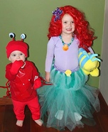 Little Mermaid and Sebastian Homemade Costume