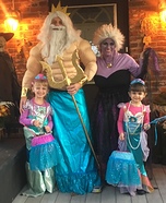 Little Mermaid Theme Homemade Costume