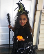 Little Miss Witchy Pooh Homemade Costume