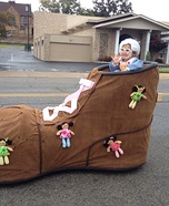 Little Old Lady in the Shoe Homemade Costume
