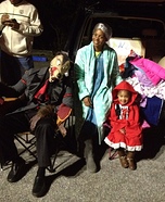 Little Red and Crew Homemade Costume