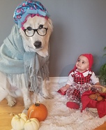 Little Red and The Wolf Homemade Costume