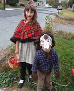 Little Red Riding and Werewolf Homemade Costume
