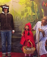 Little Red Riding Hood and her Crew Homemade Costume