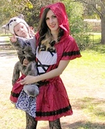 Little Red Riding Hood and the Big Bad Wolf Homemade Costume
