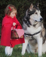 Little Red Riding Hood and the Big Bad Wolf Homemade Costume