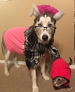 Little Red Riding Hood and the Big Bad Wolf Pets Homemade Costume