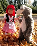 Little Red Riding Hood & The Big Bad Wolf Twins Costume
