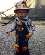Littlest Scarecrow Homemade Costume