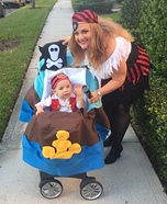 Logan's Pirate Ship Homemade Costume