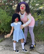 Loonette and Molly Homemade Costume