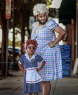 Lucy and Ethel Homemade Costume