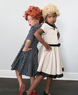 Lucy and Ethel Homemade Costume