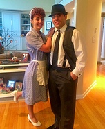 Lucy & Ricky Ricardo Homemade Costume