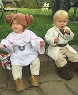 Luke Skywalker and Princess Leia Organa Homemade Costume