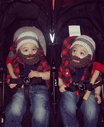 Lumberjacks Twin Boys Homemade Costume