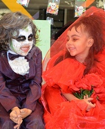 Lydia Deetz and Beetlejuice Homemade Costume