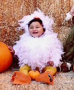 Lyrika the Baby Chick Homemade Costume