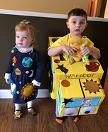 Magic School Bus and Miss Frizzle Homemade Costume