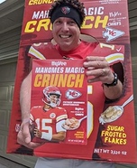 Mahomes Magic Crunch Cereal Homemade Costume