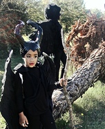 Maleficent and Diaval the Crow Homemade Costumes