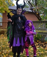 Maleficent and Mal from Decendants Homemade Costume