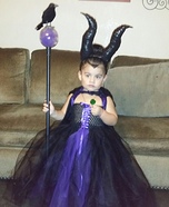 Maleficent Toddler Homemade Costume