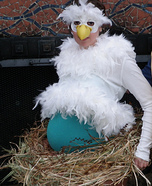 Mama Bird Sitting on Her Nest Homemade Costume