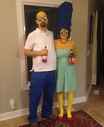 Marge & Homer Homemade Costume