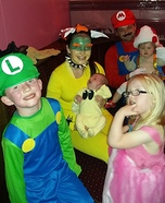 Mario Kart Characters Homemade Costume