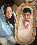 Mary & Baby Jesus Homemade Costume