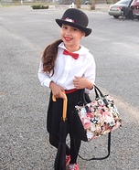 Mary Poppins Homemade Costume