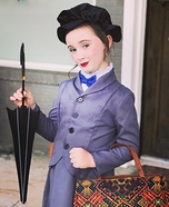 Mary Poppins Homemade Costume
