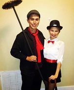 Mary Poppins and Bert Homemade Costume