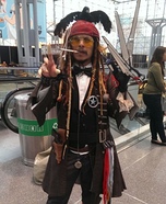 Mashed up Johnny Depp Characters Homemade Costume