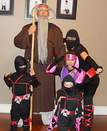 Master Luke and his Ninjas Homemade Costume