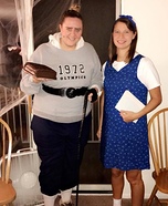 Matilda and Trunchbull Homemade Costume