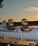 Maverick and Goose Homemade Costume
