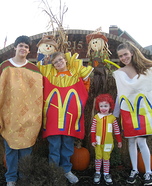 Family costume ideas - McDonalds's Crew