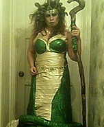 Homemade Gorgon Medusa Costume