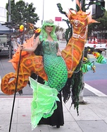 Mermaid and Seahorse Illusion Costume