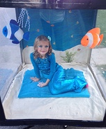 Mermaid in Aquarium Homemade Costume
