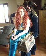 Mermaid in Pirate's Treasure Chest Costume