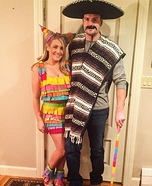 Mexican and Pinata Homemade Costume