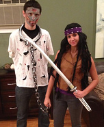 Michonne and her Pet Zombie Homemade Costume
