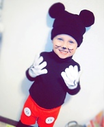 Mickey Mouse Homemade Costume