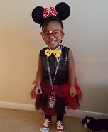 Minnie Mouse Baby Homemade Costume
