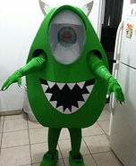 Creative DIY Mike Wazowski Costume