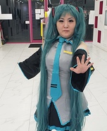 Miku Hatsune Homemade Costume