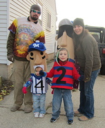 Milwaukee Brewer Racing Sausages Homemade Costumes for Kids